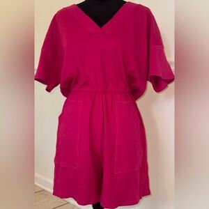 Zenana Outfitters Fuchsia Jumpsuit